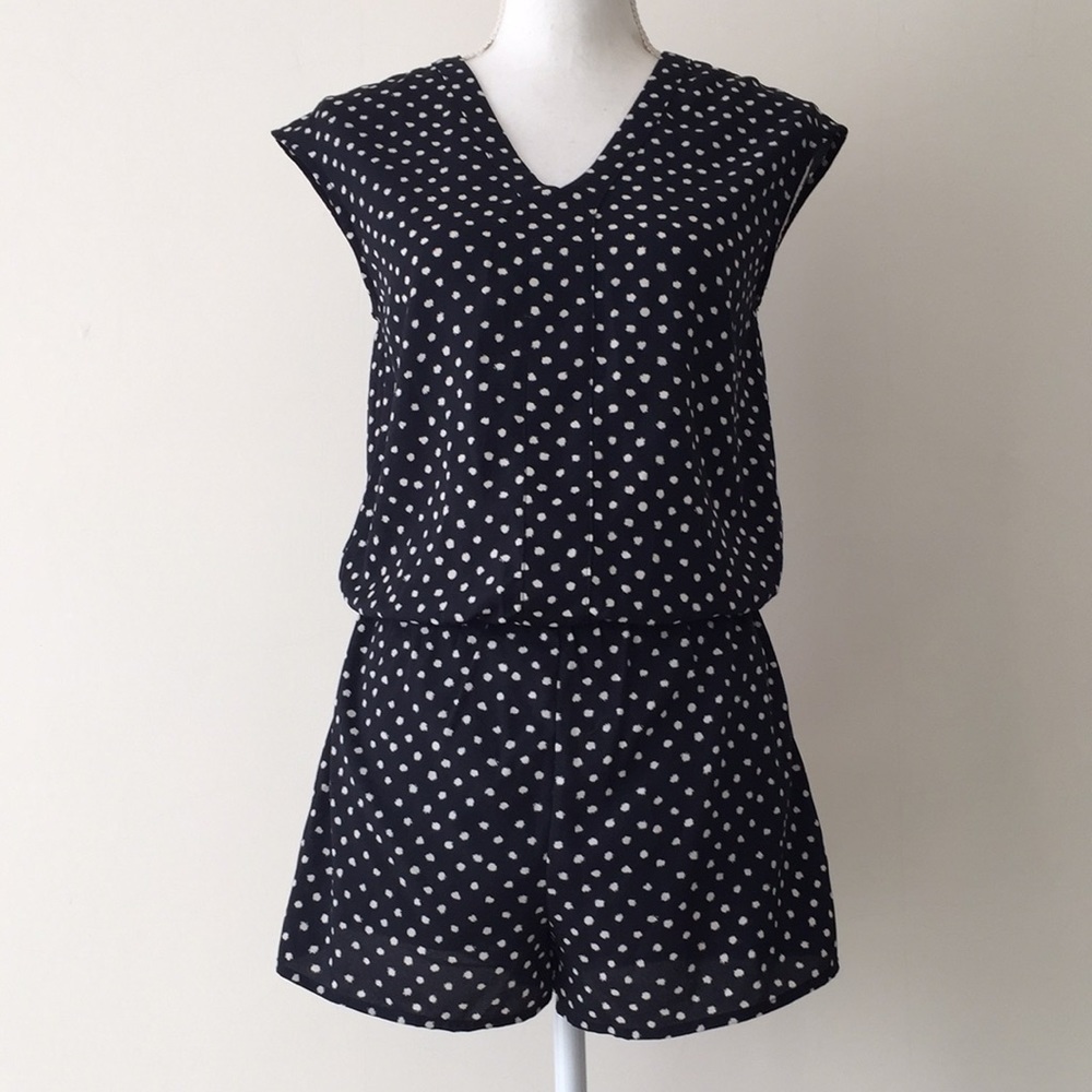 Bloomingdales Navy Romper